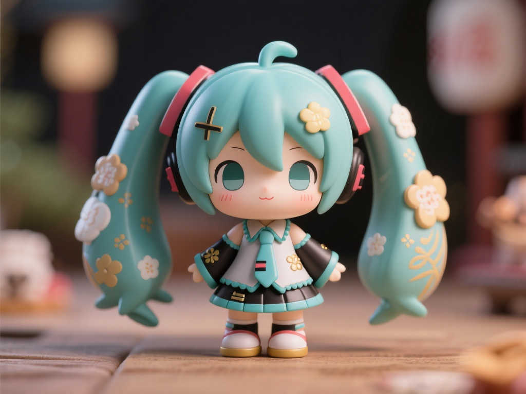 《初音未来》黏土人“招财未来”版本将于2025年10月上市